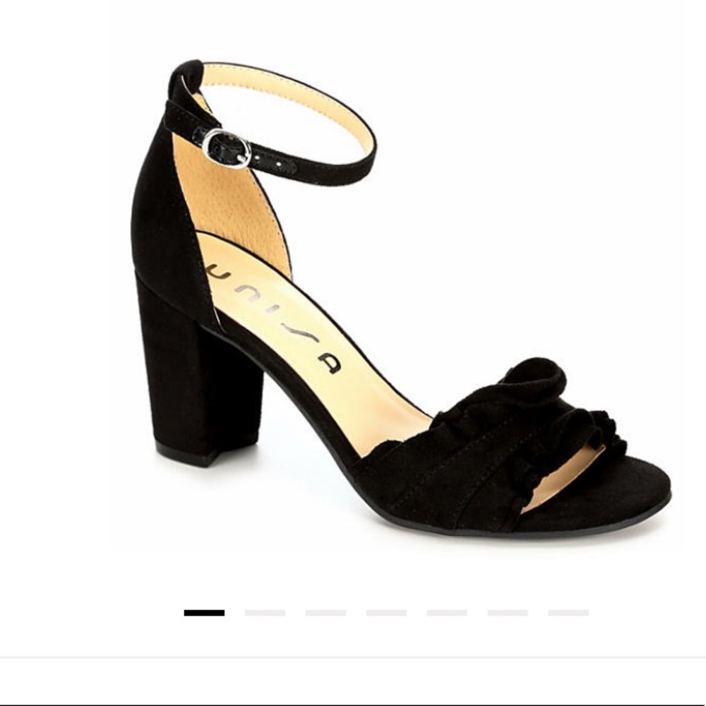 Unisa women’s danni black block heal.